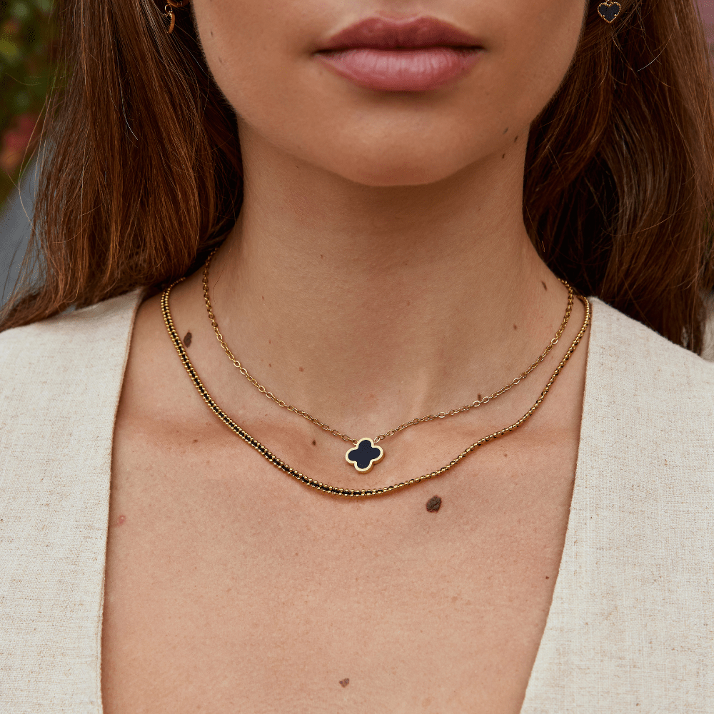 Black Clover Necklace