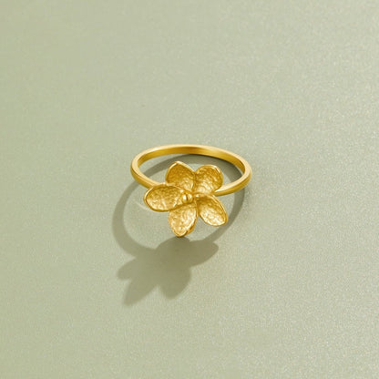 Blooming Gold Flower Ring