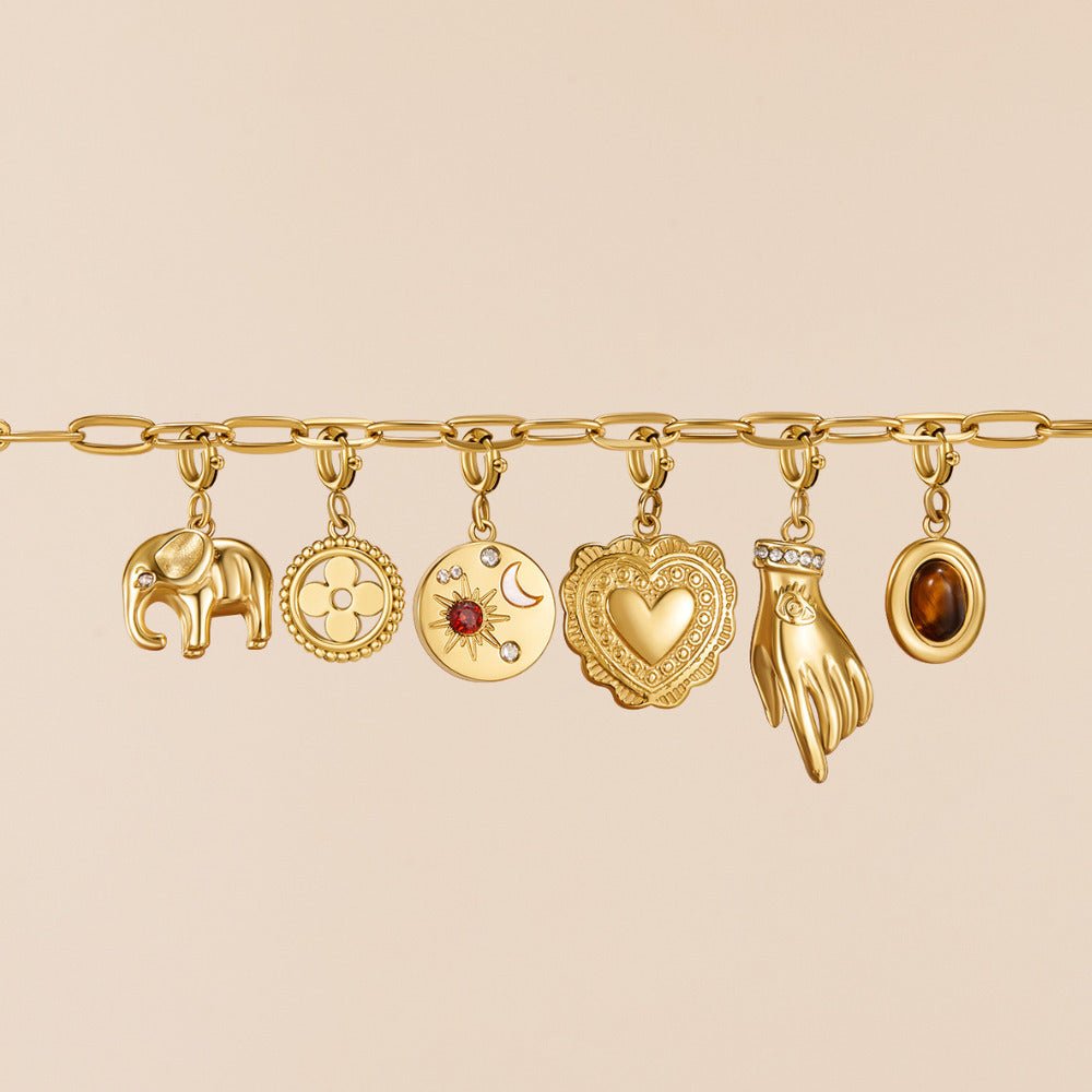 Celestial Sun & Moon Charm