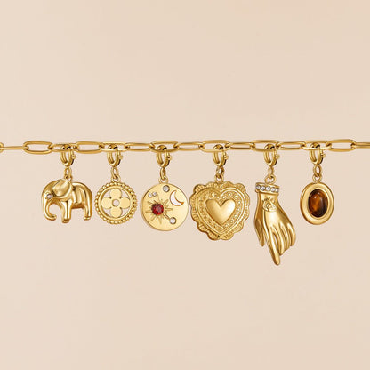 Celestial Sun & Moon Charm
