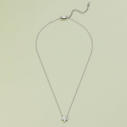 Silver Blossom Pendant Necklace