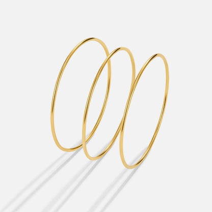 Solana Gold Bangle Set