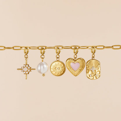 'The Truth' Gold Eye Coin Charm