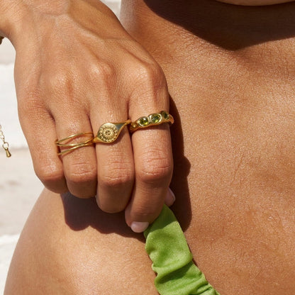 Vintage Peridot Gold Ring